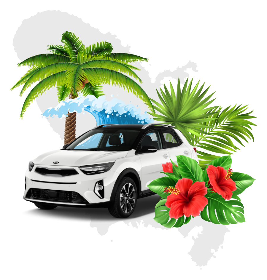 Les avantages à louer votre voiture en Martinique avec Hibiscus location